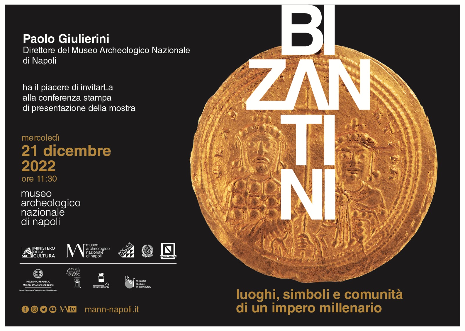 Συμμετοχή Μουσείου Βυζαντινού Πολιτισμού στην έκθεση Bizantini